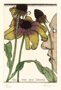 Man and Daisies by Art Hansen - Davidson Galleries