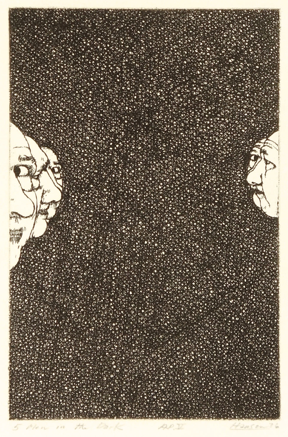 5 Men in the Dark by Art Hansen - Davidson Galleries