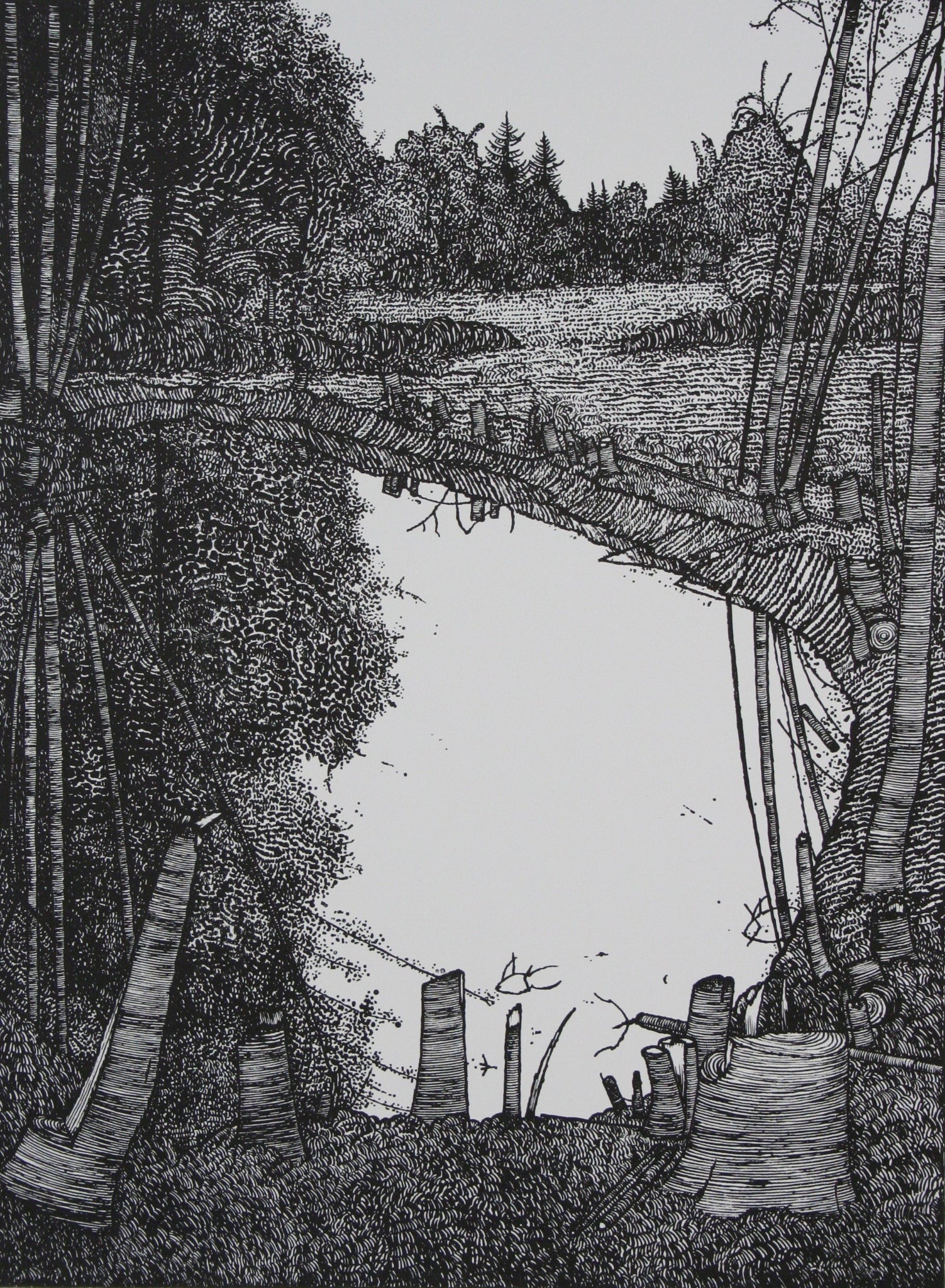 The Pond - October 1979 by Art Hansen - Davidson Galleries