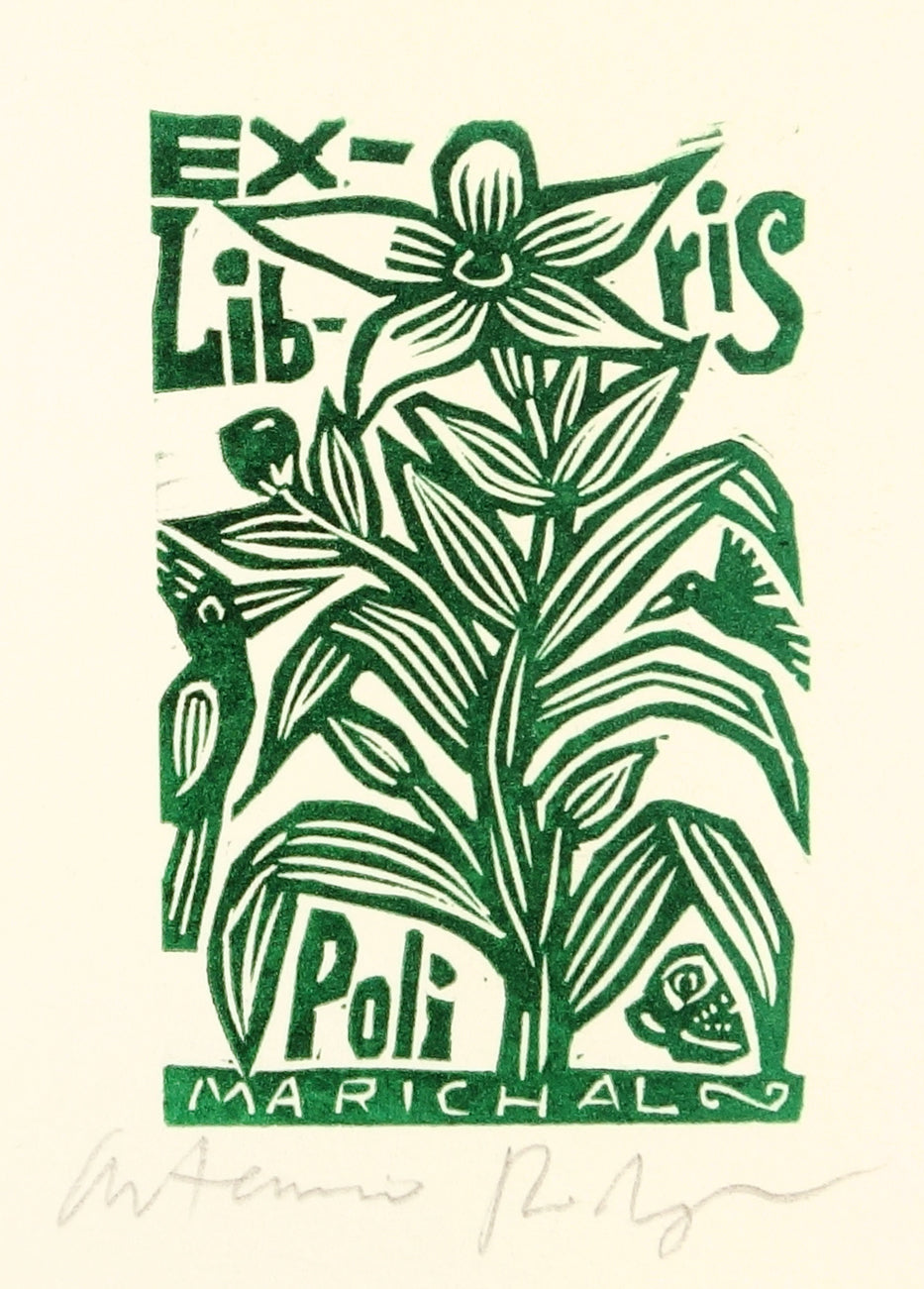 Poli Marichal (Ex Libris) by Artemio Rodriguez - Davidson Galleries