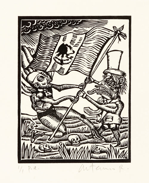 Untitled (Fight for the Flag) by Artemio Rodriguez - Davidson Galleries