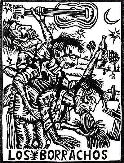 Los Borrachos (The Drunk Men) by Artemio Rodriguez - Davidson Galleries