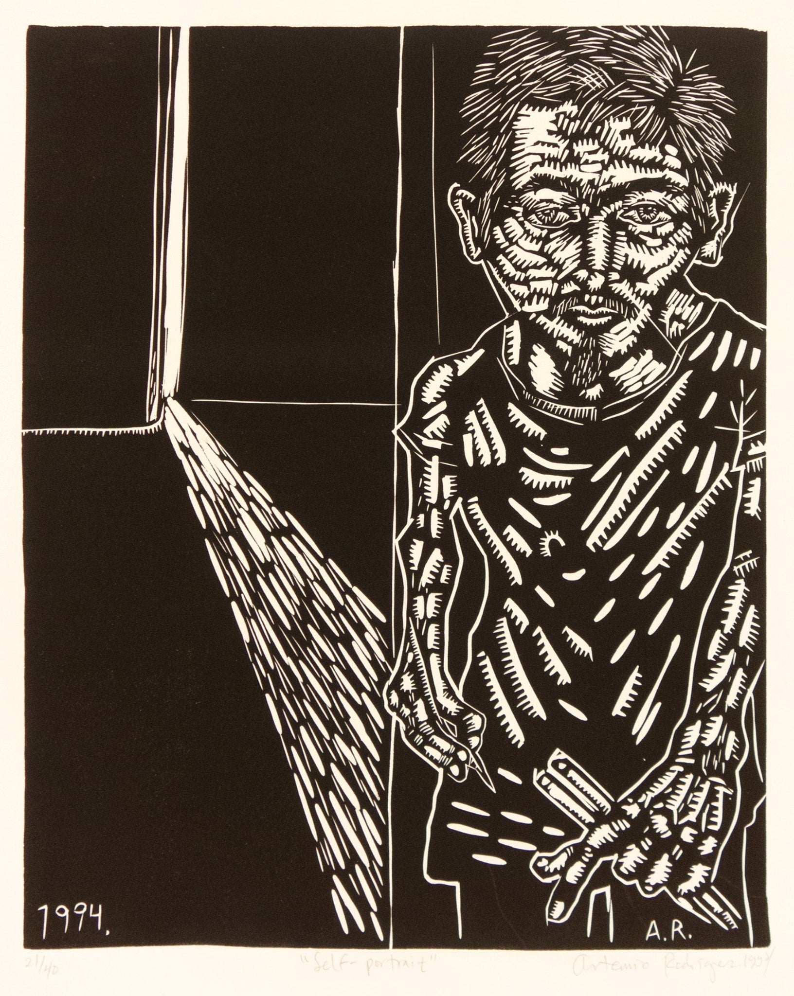 Self-Portrait by Artemio Rodriguez - Davidson Galleries