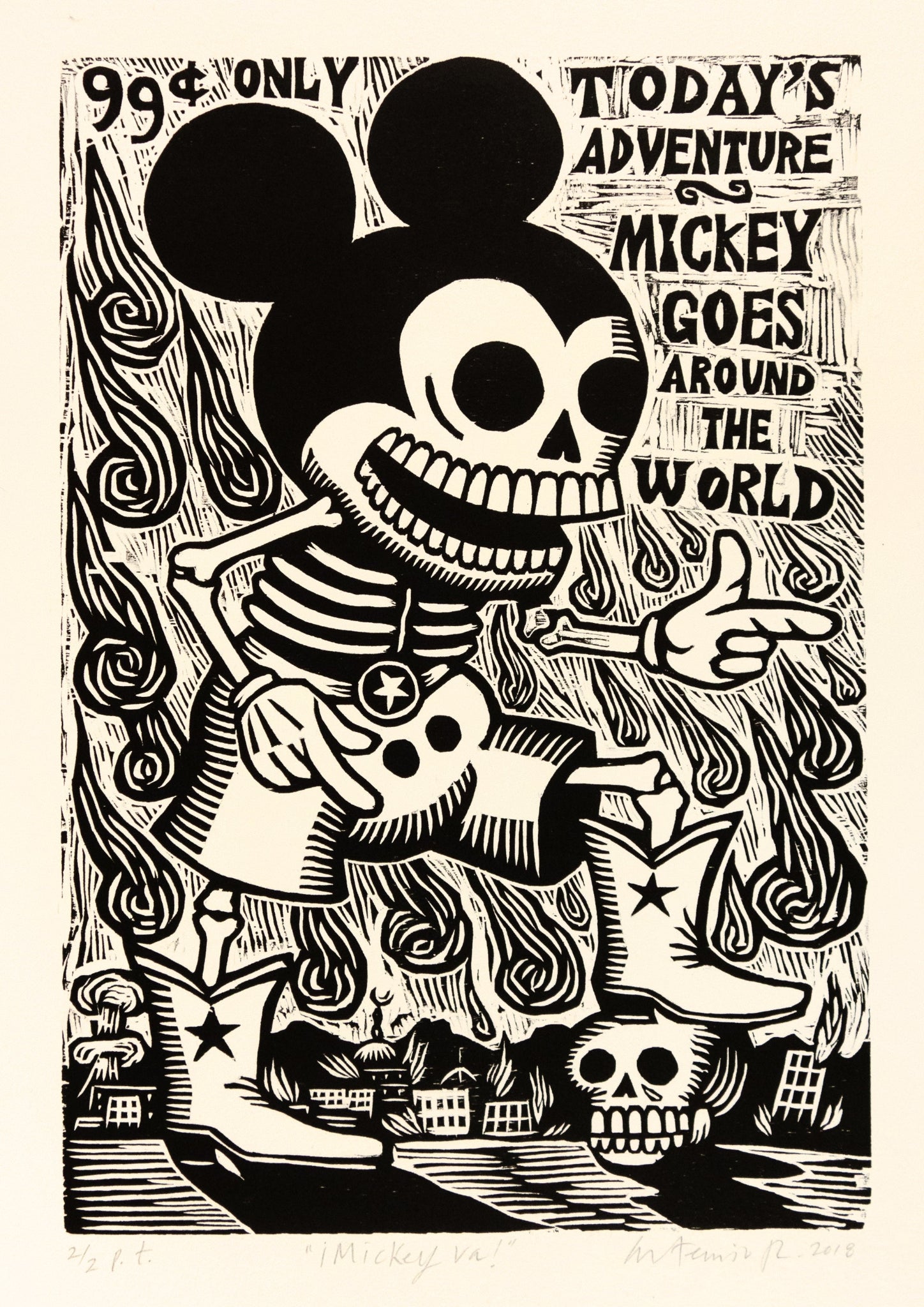 ¡Mickey va! (Mickey Goes) by Artemio Rodriguez - Davidson Galleries
