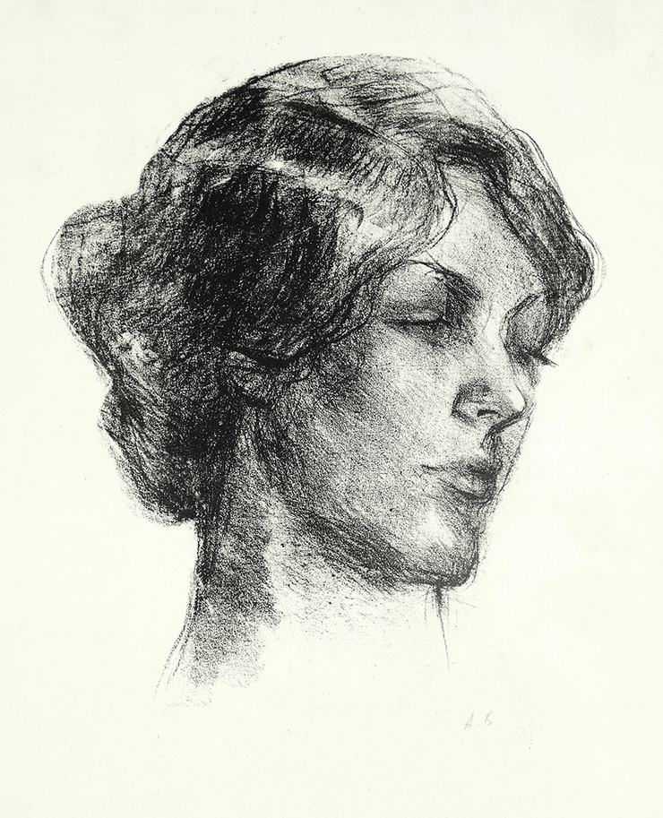 Tête de Femme by Albert de Belleroche - Davidson Galleries