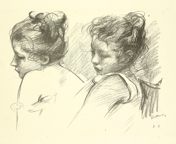 Les Petite Filles (The little girls) by Albert de Belleroche - Davidson Galleries