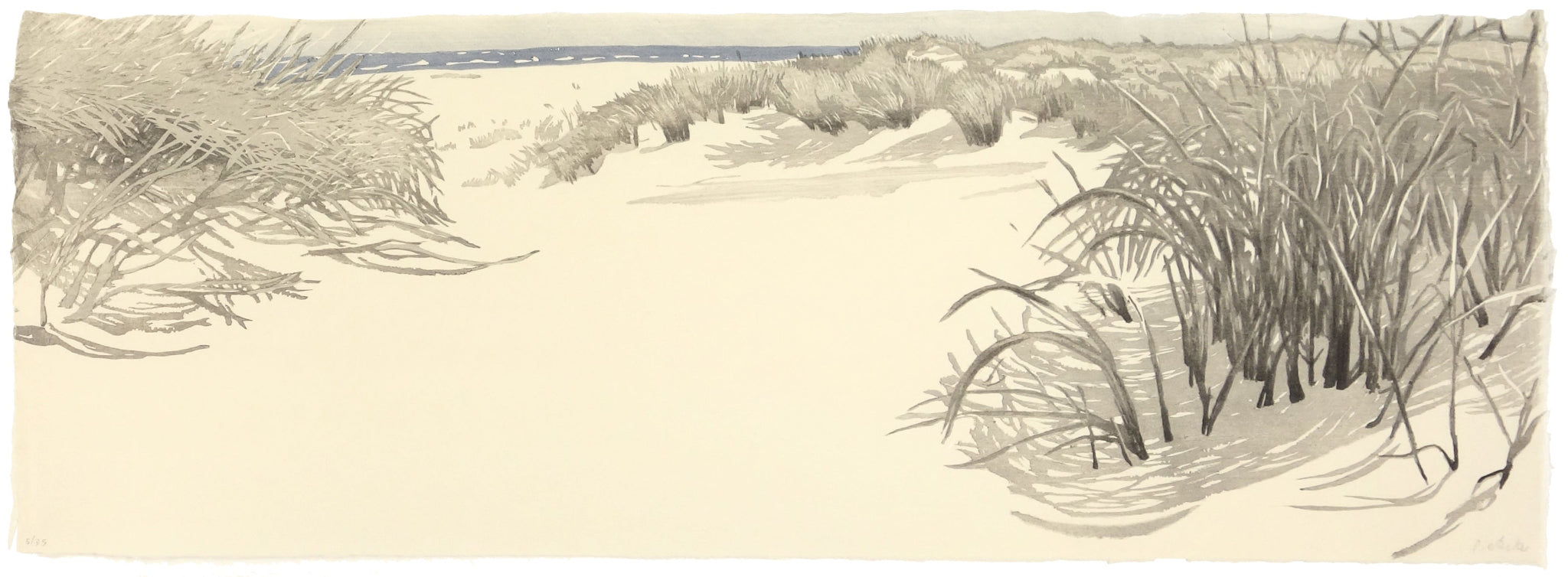 Dunes (Grey tones with blue) by Eva Pietzcker - Davidson Galleries