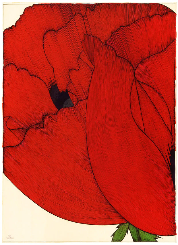 Red Poppy by Art Hansen - Davidson Galleries