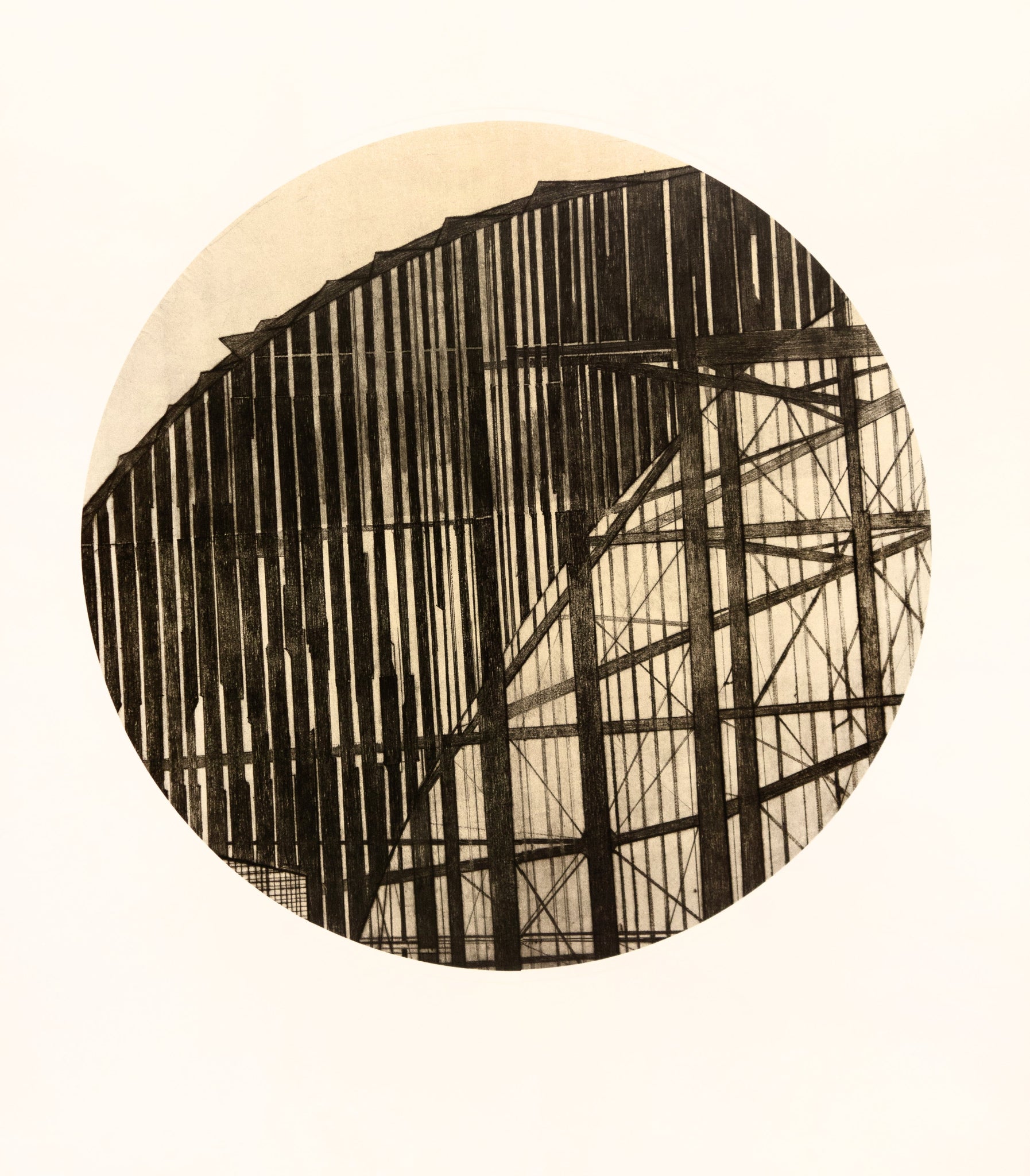 Tondo Worlds Fair 1/3 by Jenny Robinson - Davidson Galleries