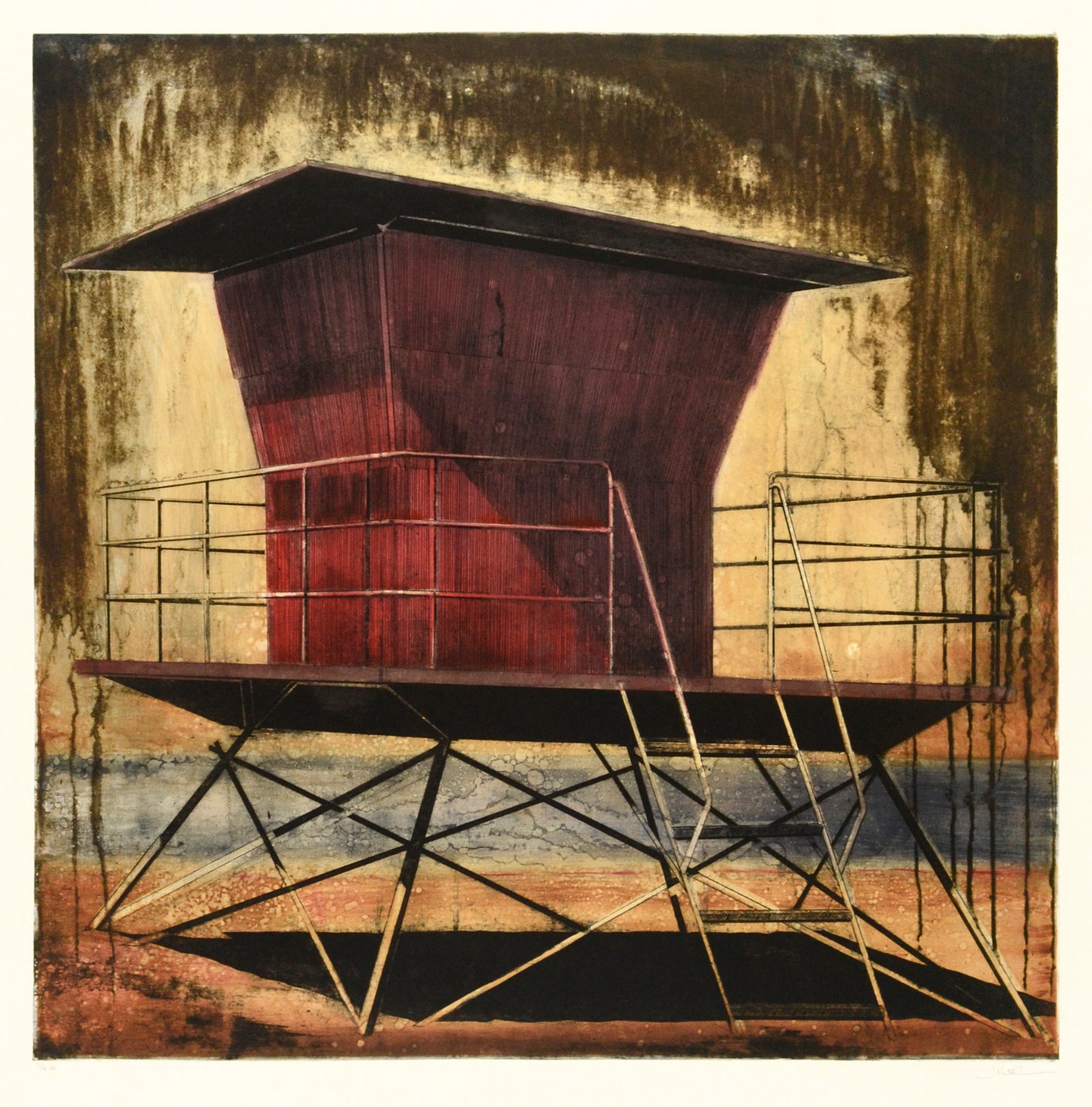 Beach Hut by Jenny Robinson - Davidson Galleries