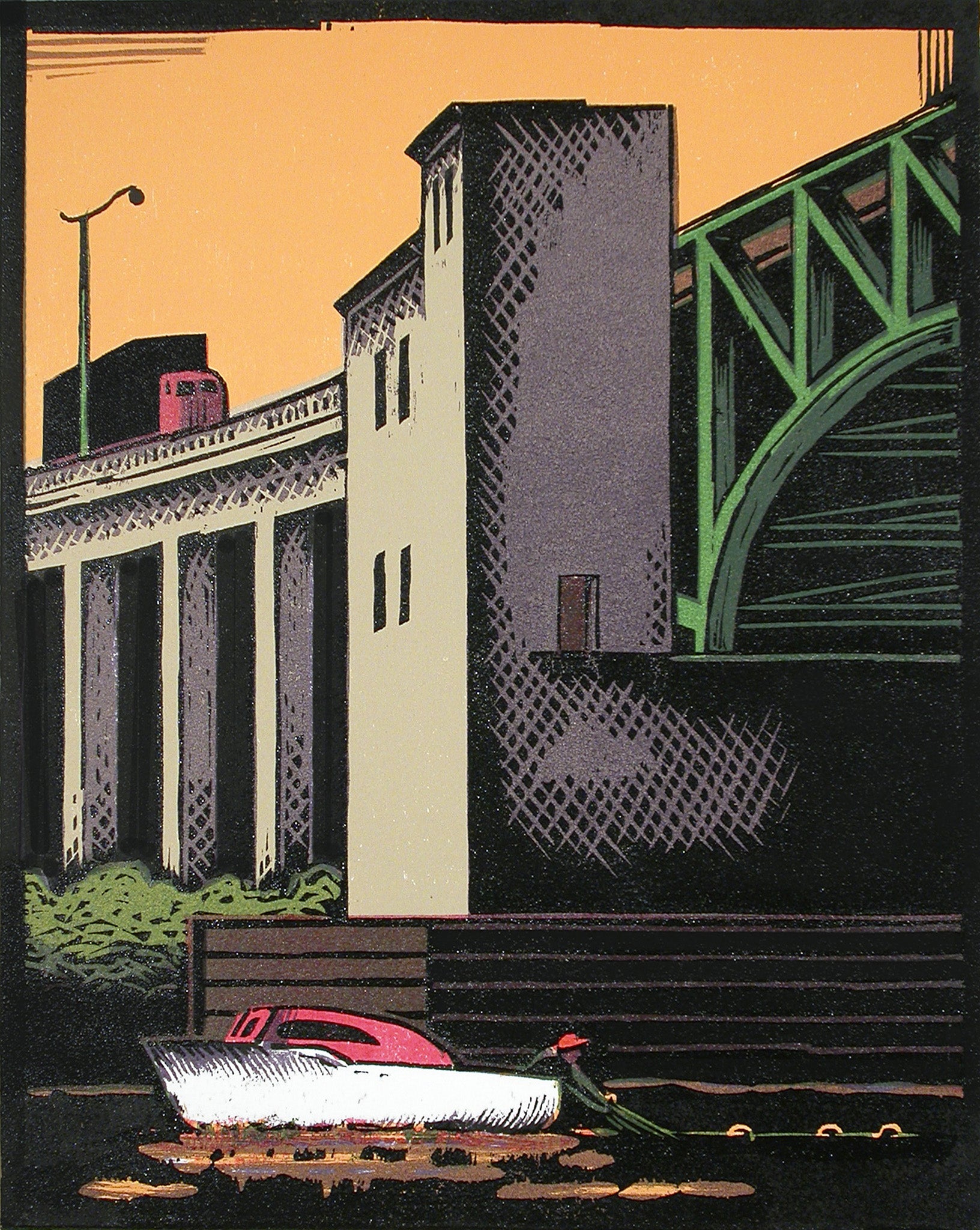 1st Ave S. Bridge by Lockwood Dennis - Davidson Galleries