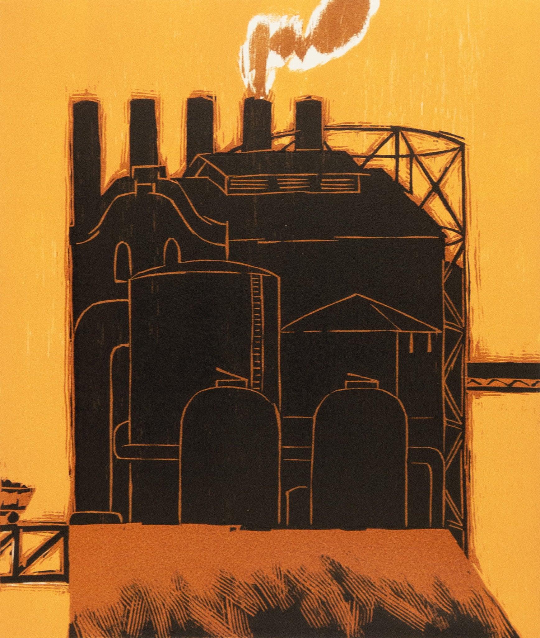 Gas and Coke Plant by Lockwood Dennis - Davidson Galleries