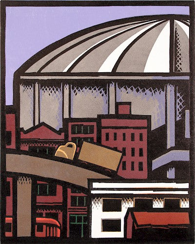 Kingdome, 1st Ave. S by Lockwood Dennis - Davidson Galleries