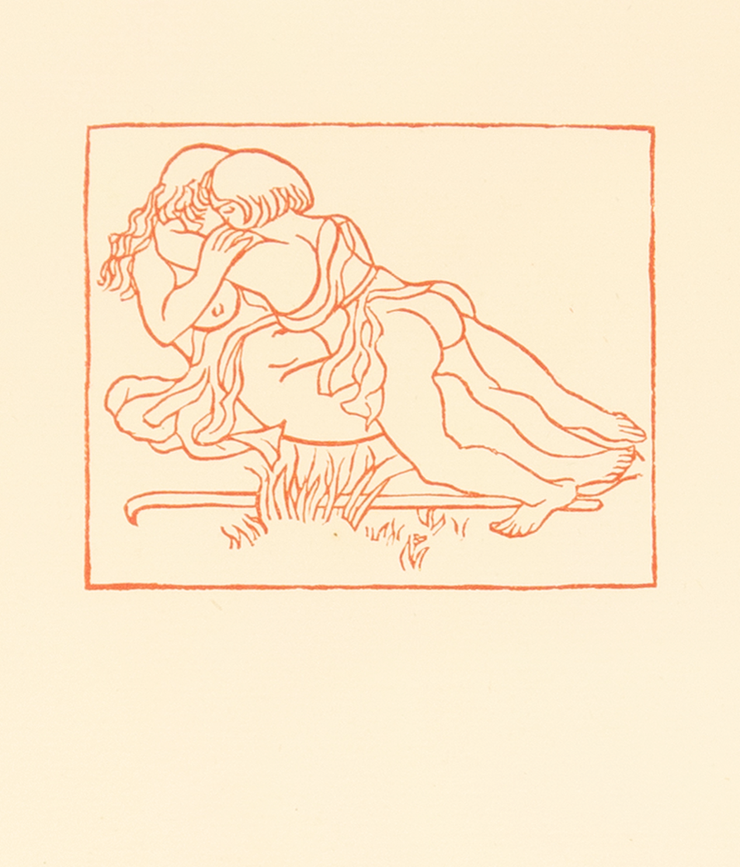 Daphnis and Chloe Embrace One Another by Aristide Maillol - Davidson Galleries