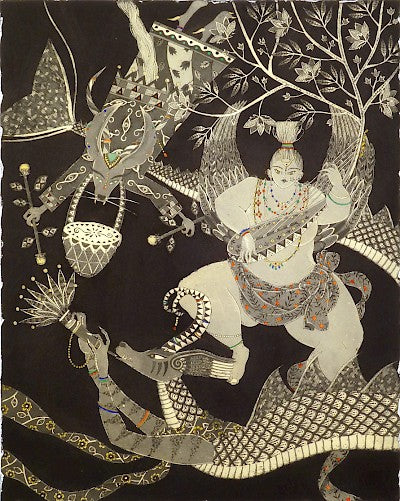 Three Bustling Music Spirits