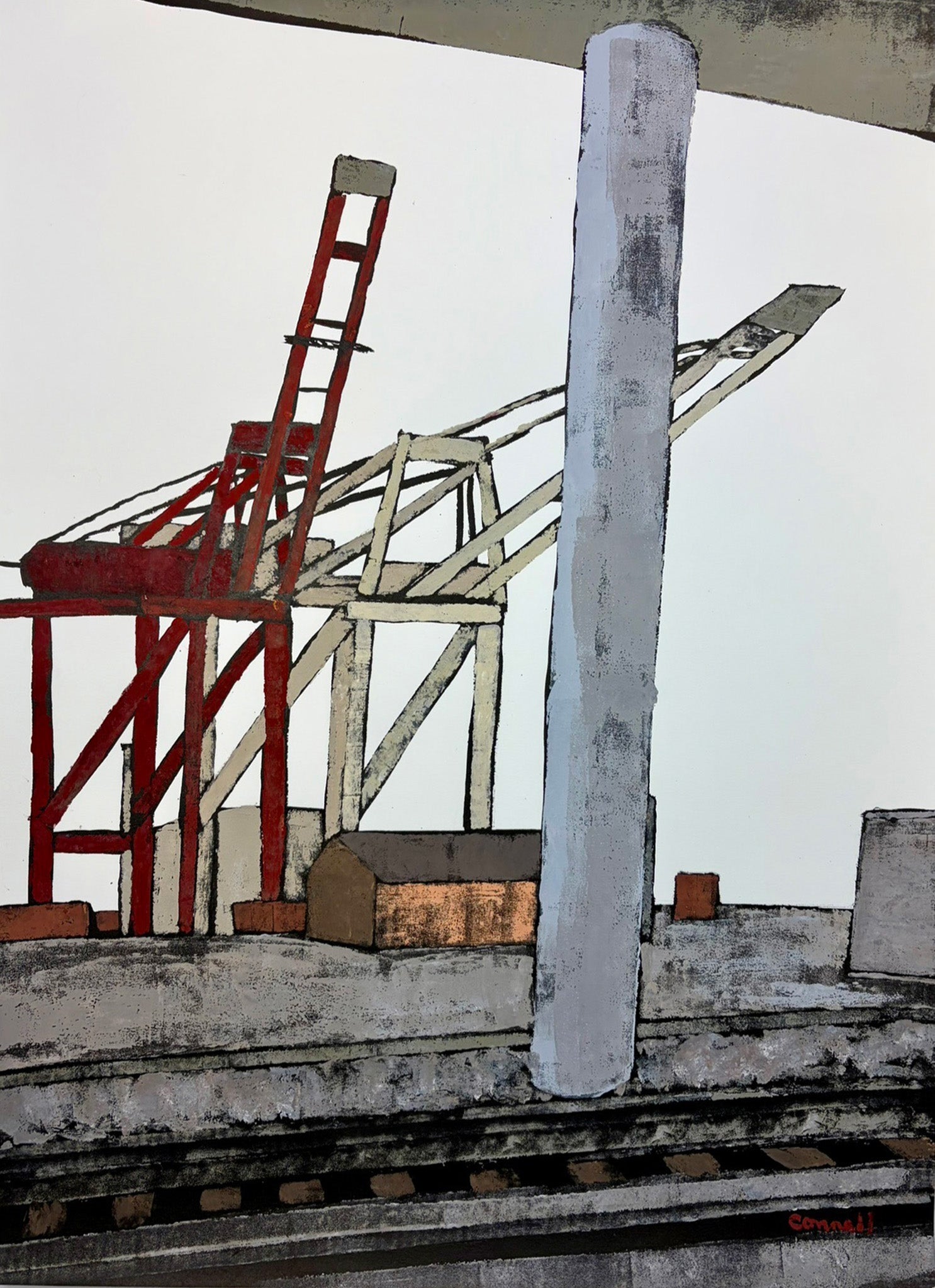 Red and White by Robert Connell - Davidson Galleries