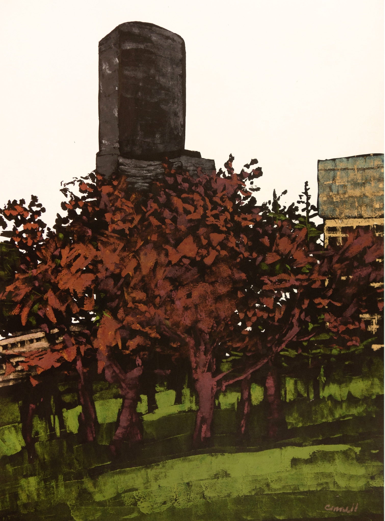 Trees in Bloom by Robert Connell - Davidson Galleries