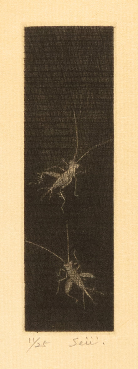 Two Korogi (Crickets) / For Gyokudo by Seiichi Hiroshima - Davidson Galleries