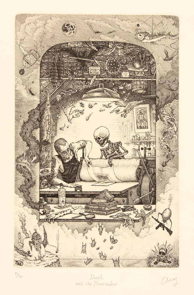 Death and the Printmaker by David Avery - Davidson Galleries