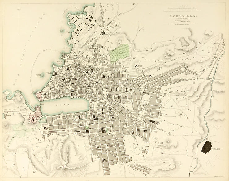 Marseille by Maps, Views, and Charts - Davidson Galleries