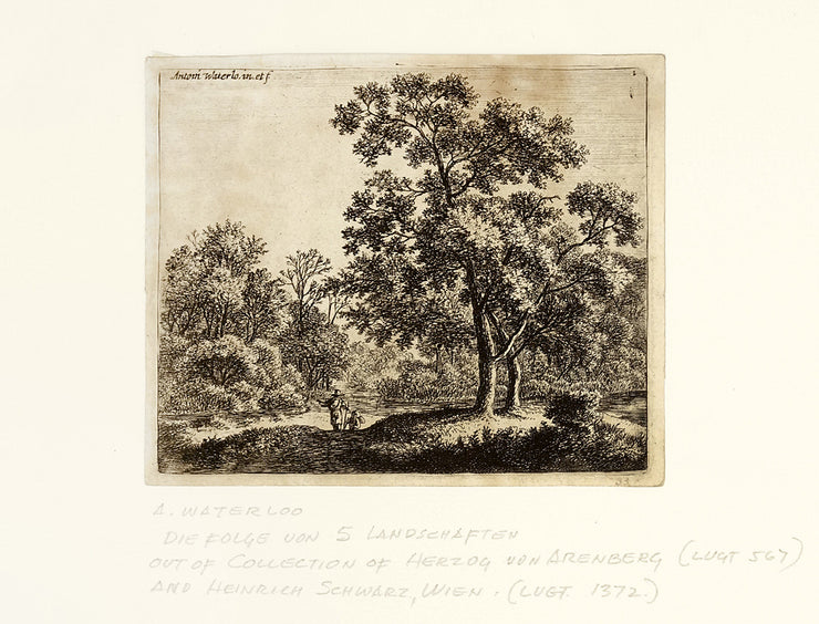 Set from the Folio of 5 Landscapes by Anthonie Waterloo - Davidson Galleries