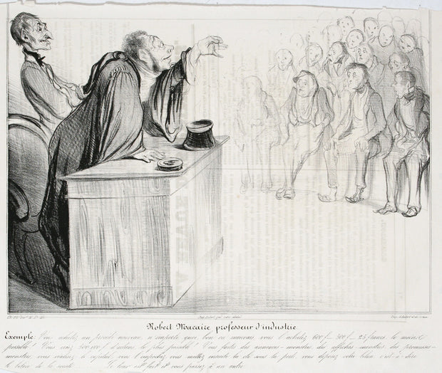 Robert Macaire Professeur D'Industrie by Honoré Daumier - Davidson Galleries