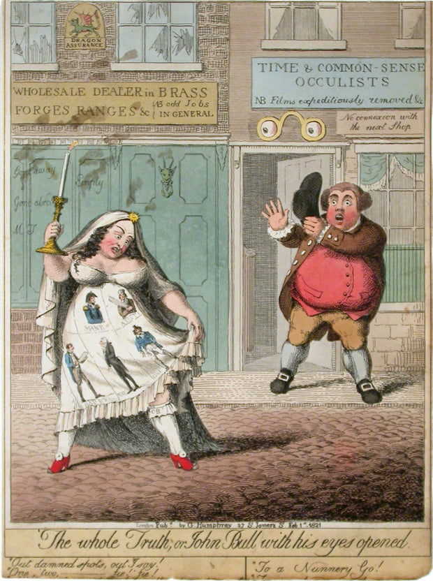 The Whole Truth, or John Bull With His Eyes Opened... by Theodore Lane - Davidson Galleries