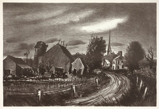 Village Road by John C. Menihan - Davidson Galleries