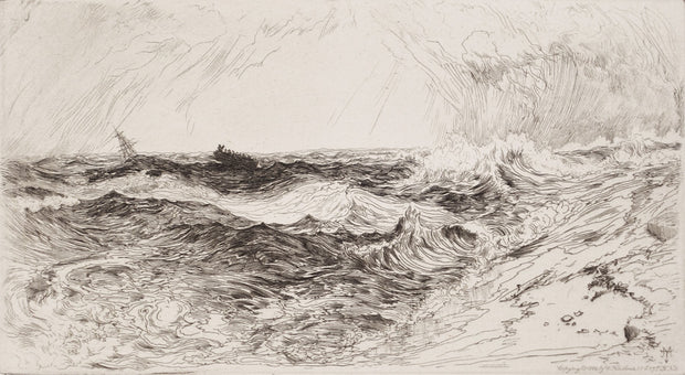The Resounding Sea by Thomas Moran - Davidson Galleries