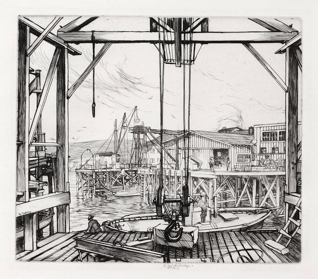 Docks by George Roy (Roi) Partridge - Davidson Galleries