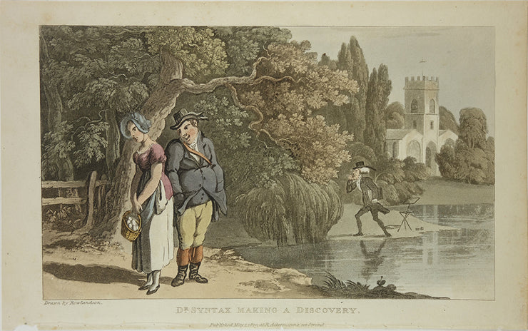 Dr. Syntax Making a Discovery by Thomas Rowlandson - Davidson Galleries