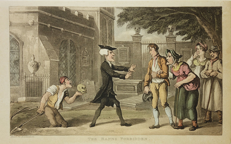 Dr. Syntax The Banns Forbidden by Thomas Rowlandson - Davidson Galleries