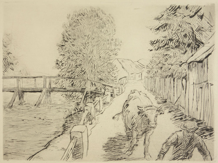 Strasse In Ottershansen by Adolf Schinnerer - Davidson Galleries